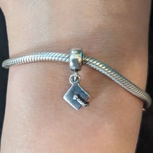 Pandora Graduation Cap Dangle Charm
